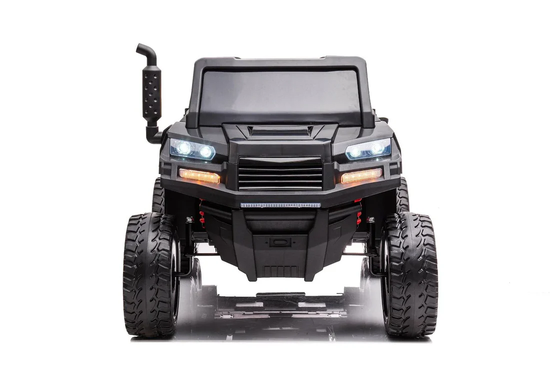 24V 6 Wheeler Tractor Trailer 2 Seater Ride-on with Dump Cart and Parental Remote - Image 4