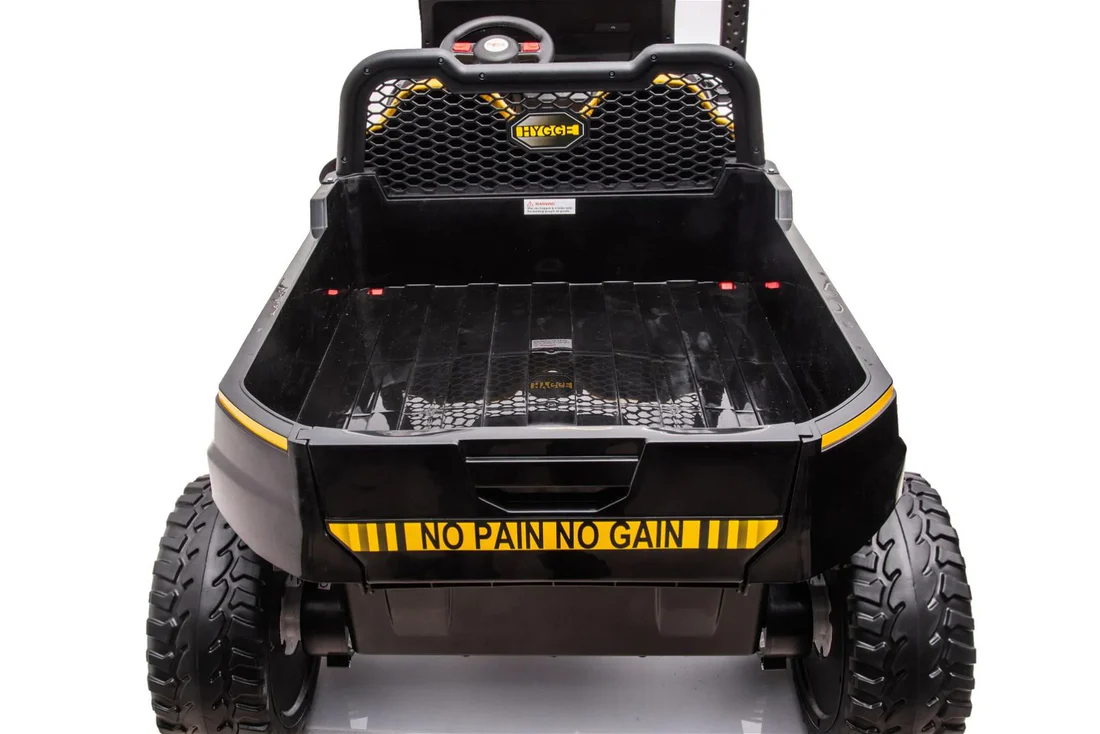 24V 6 Wheeler Tractor Trailer 2 Seater Ride-on with Dump Cart and Parental Remote - Image 8